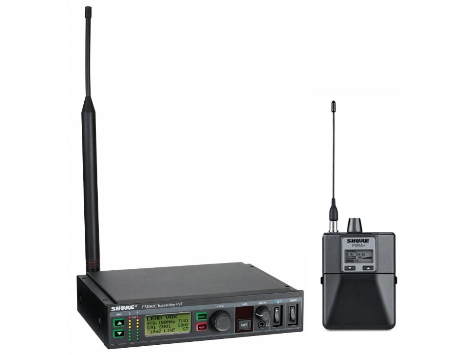 SHURE PSM900 Transmitter P3T ワイヤレスモニタリング Shure PSM 900 in ear systeem compleet L6E 656-692 Mhz snel en